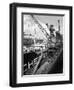 The Manchester Renown Being Loaded with Steel for Export, Manchester, 1964-Michael Walters-Framed Photographic Print