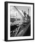 The Manchester Renown Being Loaded with Steel for Export, Manchester, 1964-Michael Walters-Framed Photographic Print