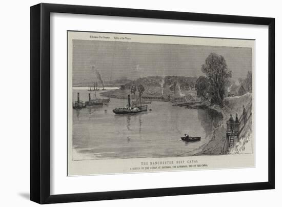 The Manchester Ship Canal-null-Framed Giclee Print