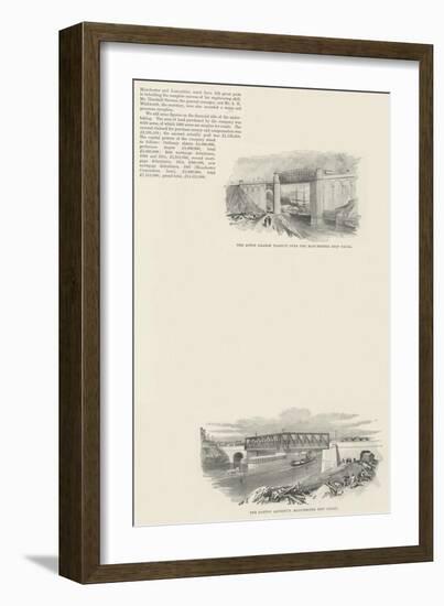 The Manchester Ship Canal-null-Framed Giclee Print