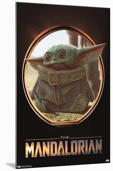 The Mandalorian - Baby Yoda- Grogu-null-Mounted Standard Poster