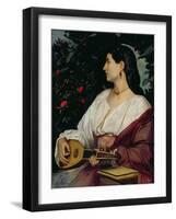 The Mandolin Player, 1865-Anselm Feuerbach-Framed Giclee Print