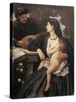 The Mandolin Player-Anselm Feuerbach-Stretched Canvas