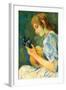 The Mandolin-Berthe Morisot-Framed Art Print