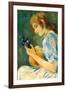 The Mandolin-Berthe Morisot-Framed Art Print