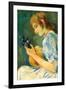 The Mandolin-Berthe Morisot-Framed Art Print