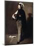 The Mandoline Player, 1862-Auguste Theodule Ribot-Mounted Giclee Print