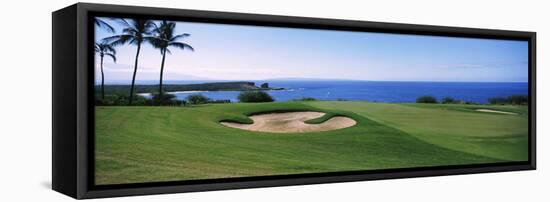 The Manele Golf Course, Lanai City, Hawaii, USA-null-Framed Stretched Canvas