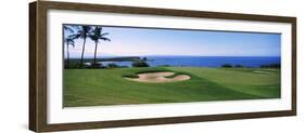 The Manele Golf Course, Lanai City, Hawaii, USA-null-Framed Photographic Print