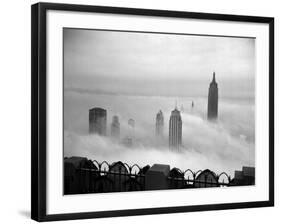 The Manhattan Skyline from the 69th Floor of the RCA Building-null-Framed Photographic Print