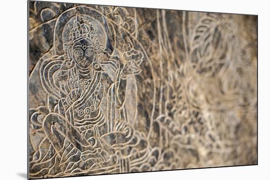 The Mani Stone Carvings in Manaslu Region are Some of Most Detailed and Beautiful in Himalayas-Alex Treadway-Mounted Photographic Print