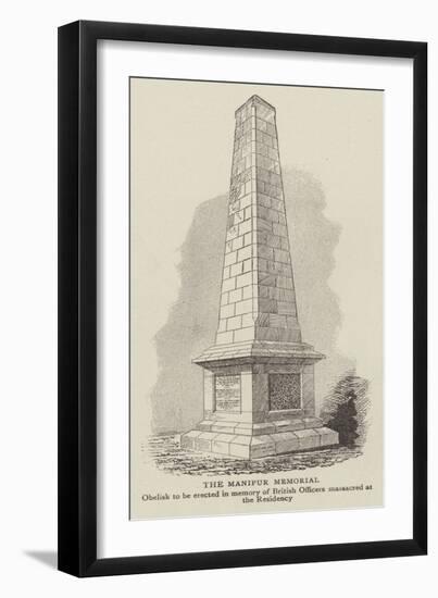The Manipur Memorial-null-Framed Giclee Print
