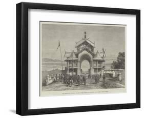 The Manipur Outrage, Palace Gates, Where Mr Quinton and Others Were Seized-Warry-Framed Giclee Print