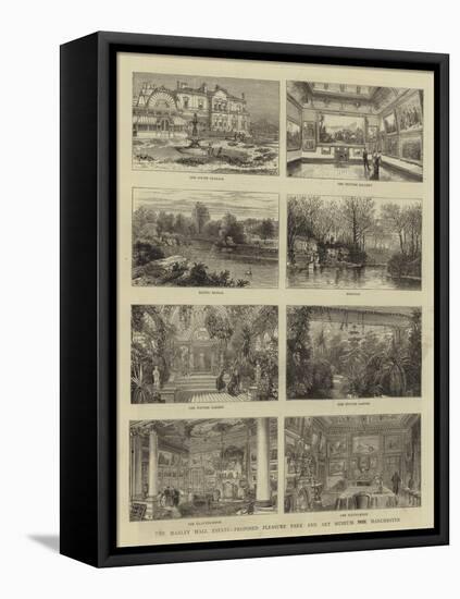 The Manley Hall Estate, Proposed Pleasure Park and Art Museum for Manchester-null-Framed Stretched Canvas