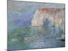 The Manneporte at Etretat-Claude Monet-Mounted Giclee Print