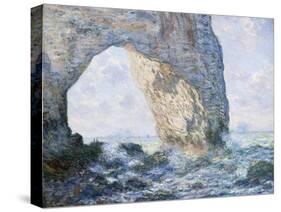 The Manneporte (Etretat)-Claude Monet-Stretched Canvas