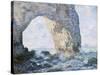 The Manneporte (Etretat)-Claude Monet-Stretched Canvas