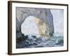 The Manneporte (Etretat)-Claude Monet-Framed Giclee Print