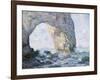 The Manneporte (Etretat)-Claude Monet-Framed Giclee Print