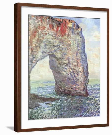 The Manneporte near Etretat, 1886-Claude Monet-Framed Art Print