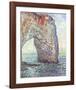 The Manneporte near Etretat, 1886-Claude Monet-Framed Art Print