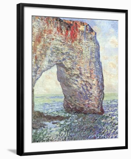 The Manneporte near Etretat, 1886-Claude Monet-Framed Art Print