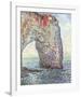 The Manneporte near Etretat, 1886-Claude Monet-Framed Art Print