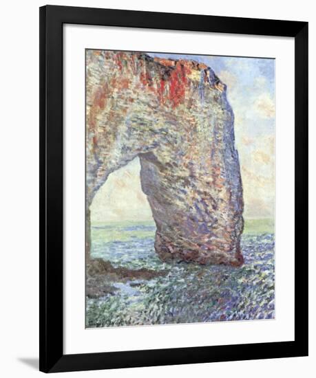 The Manneporte near Etretat, c.1886-Claude Monet-Framed Giclee Print