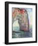 The Manneporte near Etretat, c.1886-Claude Monet-Framed Art Print