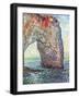 The Manneporte near Etretat, c.1886-Claude Monet-Framed Art Print