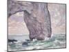 The Manneporte Seen from Below, 1883-Claude Monet-Mounted Giclee Print