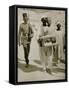 The Mannequin or Bust of Tutankhamun Being Carried from the Tomb, Valley of the Kings, 1922-Harry Burton-Framed Stretched Canvas