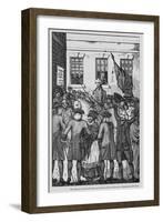 The Manner in Which the American Colonists Declared Themselves Independent of the King, 1776-American School-Framed Giclee Print