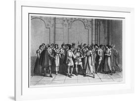 The Manner in Which the Incas Married the Princes Du Sang, C.1820-null-Framed Giclee Print