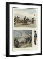 The Manoeuvres of the Japanese Army before His Majesty the Mikado-null-Framed Giclee Print