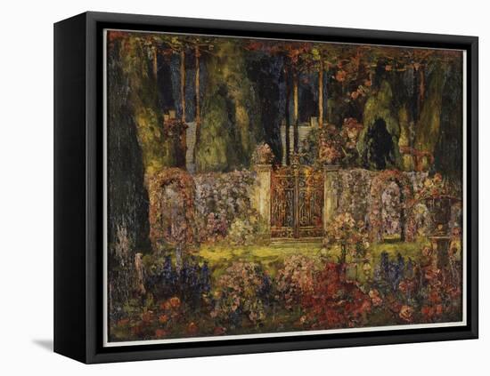 The Manor Gates-Thomas Edwin Mostyn-Framed Stretched Canvas