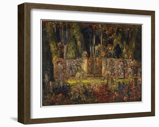 The Manor Gates-Thomas Edwin Mostyn-Framed Giclee Print