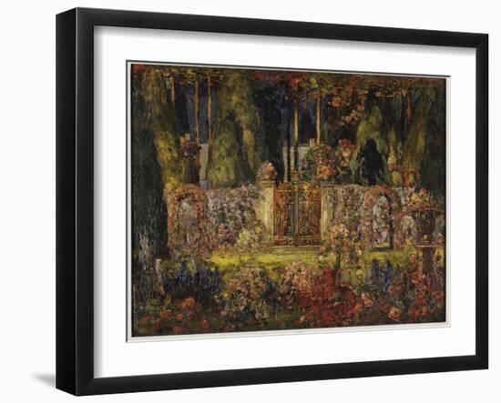 The Manor Gates-Thomas Edwin Mostyn-Framed Giclee Print