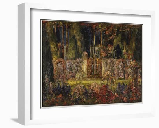 The Manor Gates-Thomas Edwin Mostyn-Framed Giclee Print