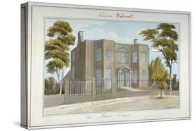 The Manor House, Newington, Southwark, London, 1826-G Yates-Stretched Canvas