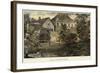 The Manor House Varzin in Autumn-null-Framed Giclee Print