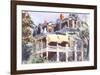 The Mansard Roof, c.1923-Edward Hopper-Framed Art Print