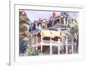 The Mansard Roof, c.1923-Edward Hopper-Framed Art Print