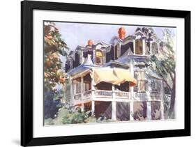 The Mansard Roof, c.1923-Edward Hopper-Framed Art Print