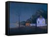 The Mansion and the Small Holder-Harald Oscar Sohlberg-Framed Stretched Canvas