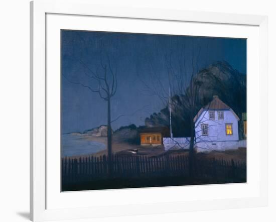 The Mansion and the Small Holder-Harald Oscar Sohlberg-Framed Giclee Print