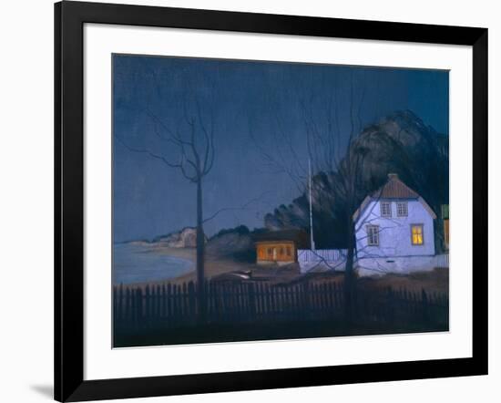 The Mansion and the Small Holder-Harald Oscar Sohlberg-Framed Giclee Print