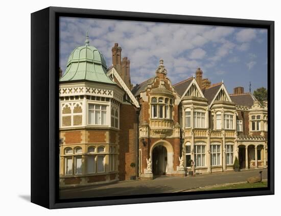 The Mansion, Bletchley Park, the World War Ii Code-Breaking Centre, Buckinghamshire, England, Unite-Rolf Richardson-Framed Stretched Canvas