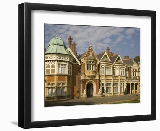 The Mansion, Bletchley Park, the World War Ii Code-Breaking Centre, Buckinghamshire, England, Unite-Rolf Richardson-Framed Photographic Print