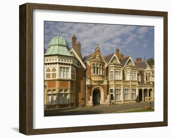 The Mansion, Bletchley Park, the World War Ii Code-Breaking Centre, Buckinghamshire, England, Unite-Rolf Richardson-Framed Photographic Print